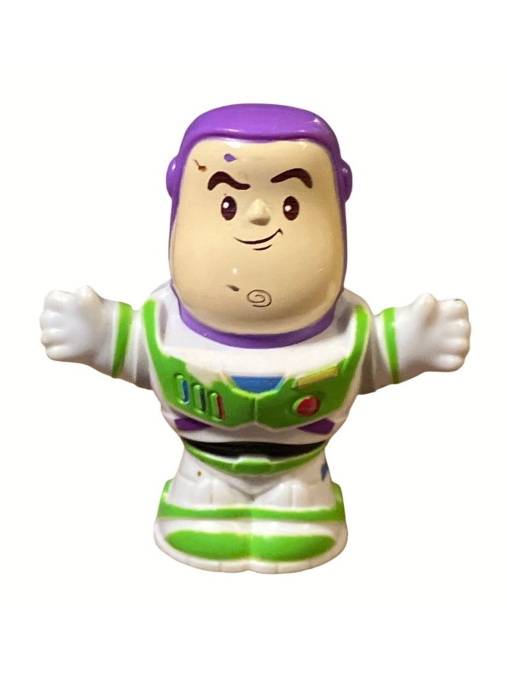 Little People Buzz Lightyear Toy Figure Green White Purple Mattel 2018